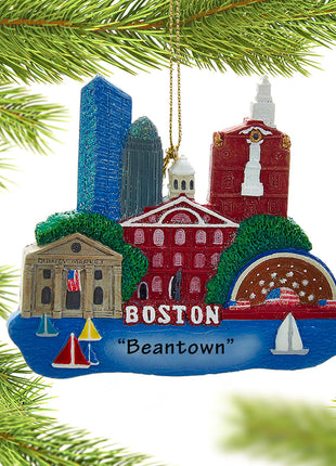 Boston Scene Ornament  by KURT ADLER Ornament