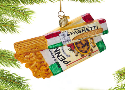 engraved personalized pasta boxes christmas ornament – Christmas ornament, holiday tree decoration or gift
