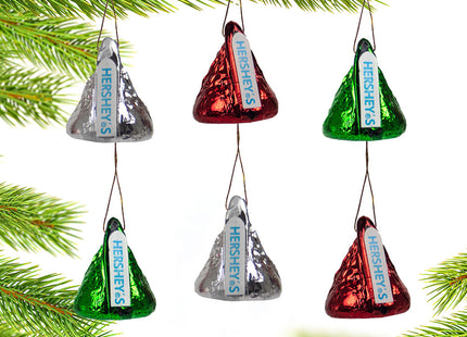 engraved hershey mini kisses christmas ornament – Christmas ornament, holiday tree decoration or gift