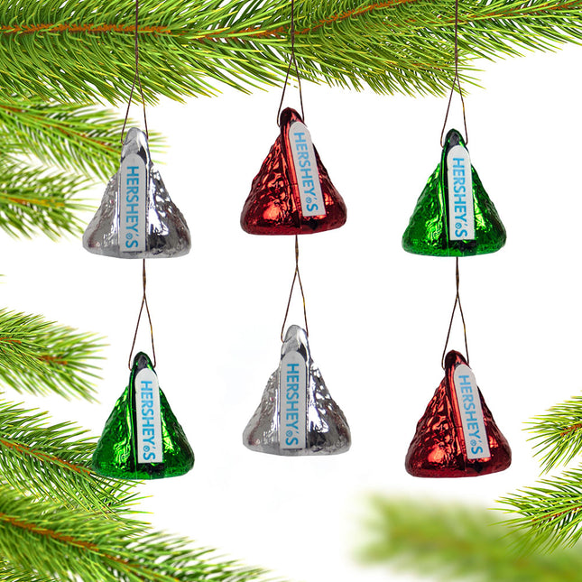 engraved hershey mini kisses christmas ornament – Christmas ornament, holiday tree decoration or gift