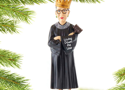 custom personalized ruth bader ginsburg christmas ornament – Christmas ornament, holiday tree decoration or gift