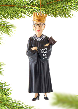 Ruth Bader Ginsburg Ornament  by KURT ADLER Ornament