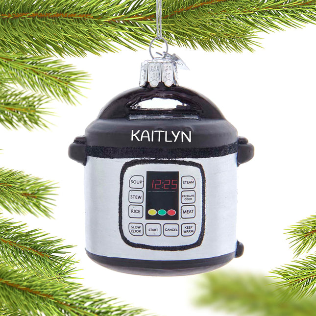 engraved personalized instant pot christmas ornament – Christmas ornament, holiday tree decoration or gift