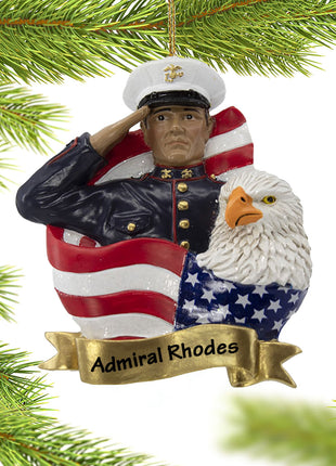 USMC Marine Ornament  by KURT ADLER Ornament
