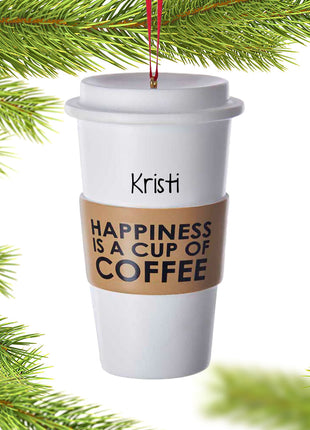 Coffee Cup Ornament  by KURT ADLER Ornament
