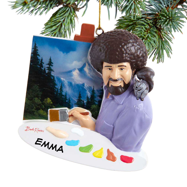personalized personalized bob ross painting christmas ornament – Christmas ornament, holiday tree decoration or gift