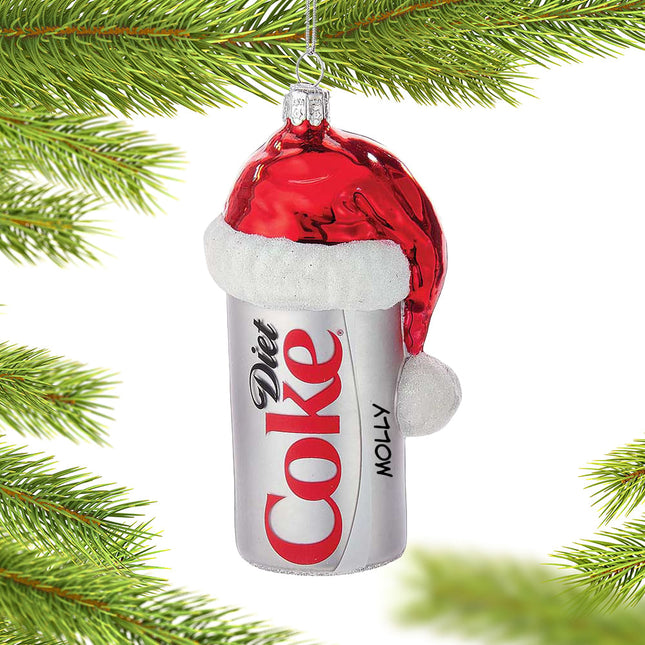 holiday personalized diet coke can christmas ornament – Christmas ornament, holiday tree decoration or gift