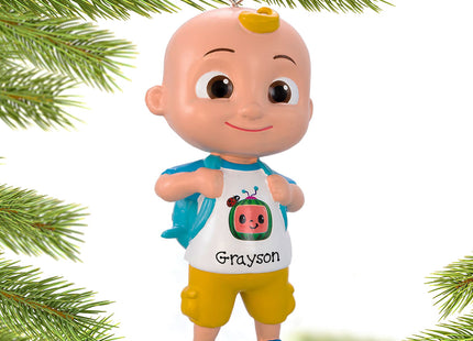 decorative personalized cocomelon christmas ornament – Christmas ornament, holiday tree decoration or gift