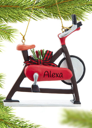Exercise Bicycle Ornament  by KURT ADLER Ornament