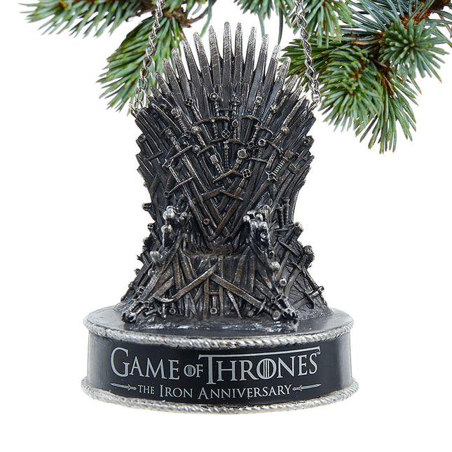 personalized personalized got 10th anniversary throne christmas ornament – Christmas ornament, holiday tree decoration or gif
