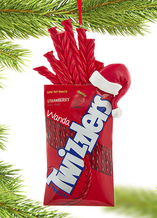 Twizzlers With Hat Ornament  by KURT ADLER Ornament