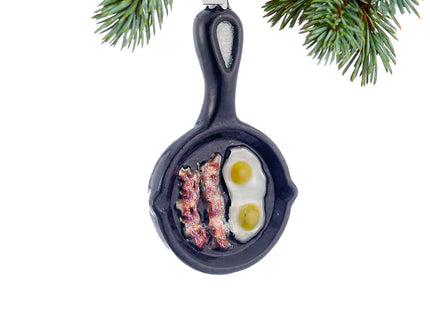 decorative personalized frying pan christmas ornament – Christmas ornament, holiday tree decoration or gift