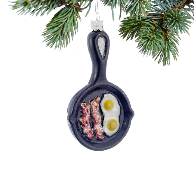 decorative personalized frying pan christmas ornament – Christmas ornament, holiday tree decoration or gift