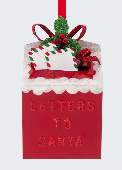 Letters To Santa Mailbox Ornament