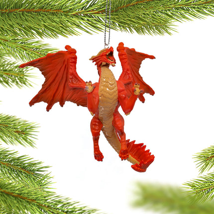 personalized red dragon christmas ornament – Christmas ornament, holiday tree decoration or gift