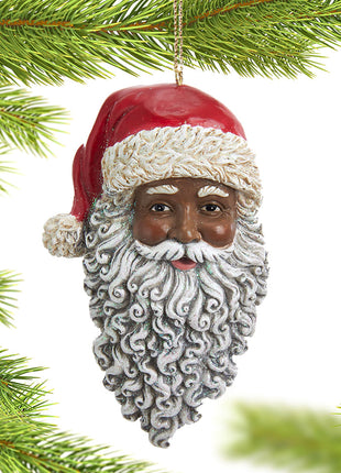 Santa Head Ornament  by KURT ADLER Ornament