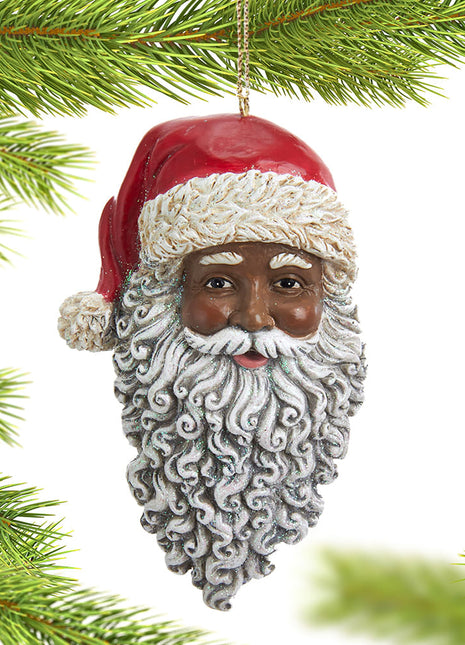 Santa Head Ornament  by KURT ADLER Ornament