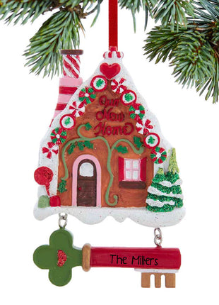 Gingerbread New Home Ornament  by KURT ADLER Ornament