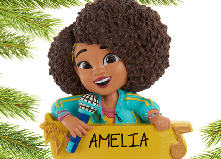 decorative personalized karmas world christmas ornament – Christmas ornament, holiday tree decoration or gift