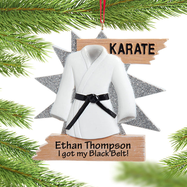 Karate Ornament