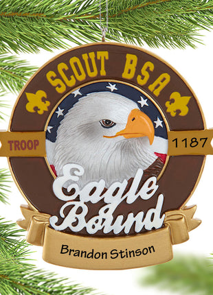 Boy Scouts of America Eagle Bound Ornament  by KURT ADLER Ornament