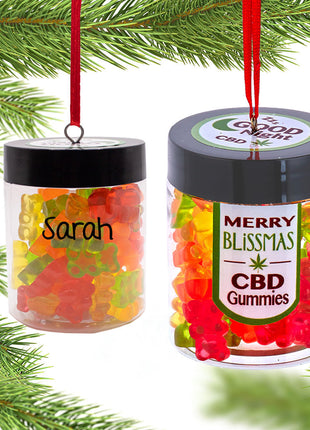 Merry Blissmas CBD Gummies Ornament  by KURT ADLER Ornament