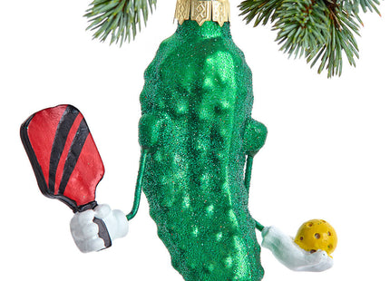 personalized personalized glass pickleball christmas ornament – Christmas ornament, holiday tree decoration or gift