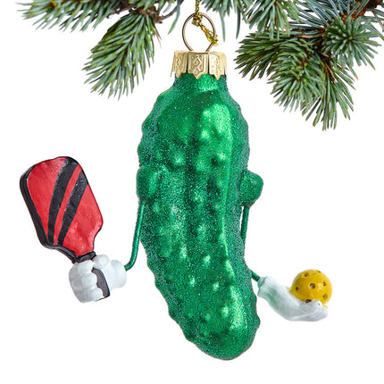 personalized personalized glass pickleball christmas ornament – Christmas ornament, holiday tree decoration or gift