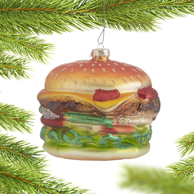 Grilled Hamburger Ornament