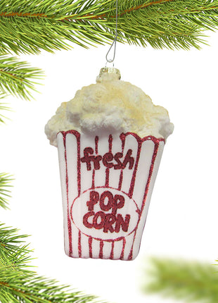 Movie Theater Buttered Popcorn Ornament  by KREBS Ornament