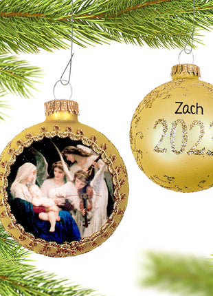 Angels Silk Collection Child with Violin Ornament  by KREBS Ornament