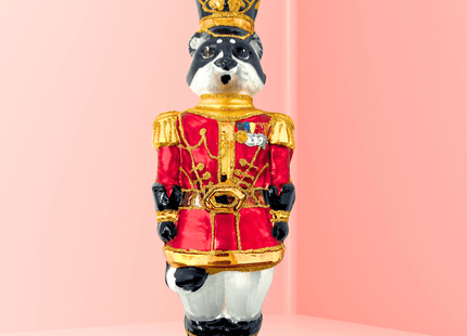 KRG Raccoon Polish Glass Ornament