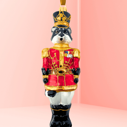 KRG Raccoon Polish Glass Ornament