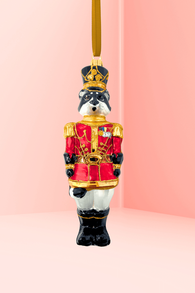 KRG Raccoon Polish Glass Ornament