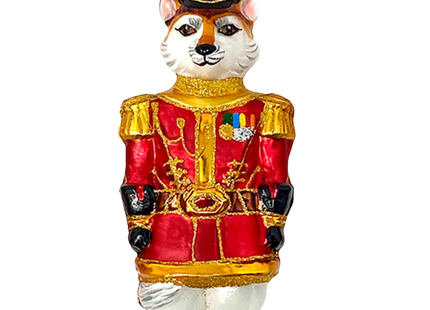 KRG Fox Polish Glass Ornament