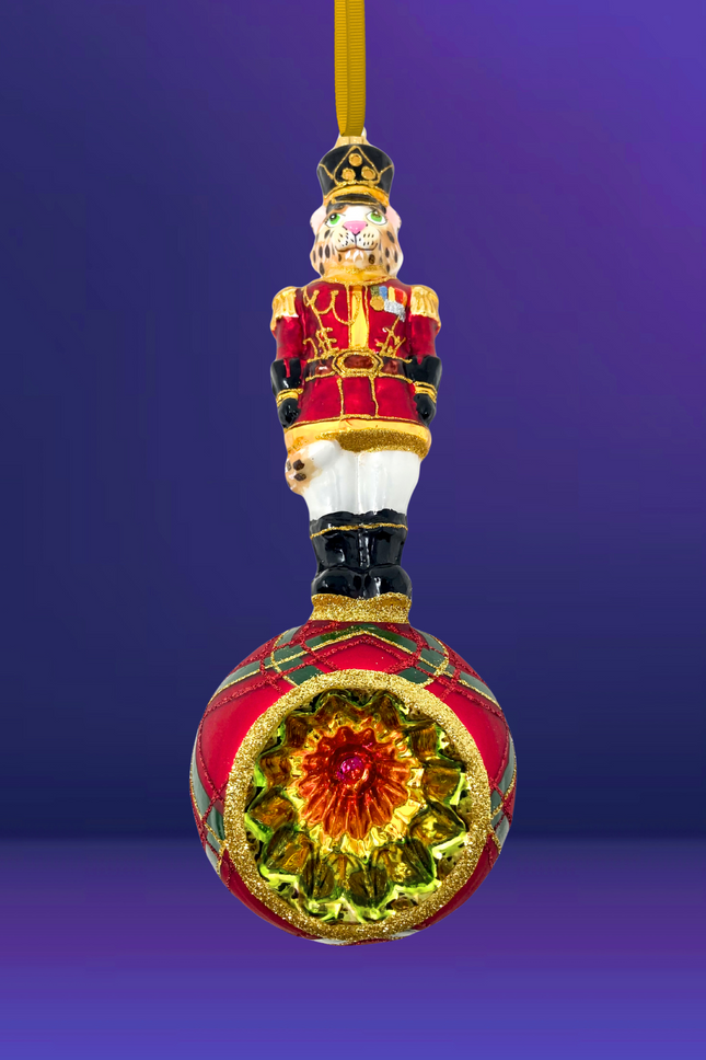 Westminster Leopard Glass Christmas Ornament [PREORDER]