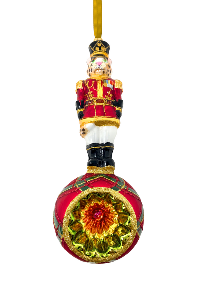 Westminster Leopard Glass Christmas Ornament [PREORDER]