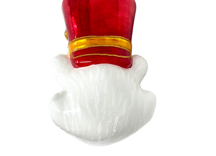 KRG Polar Bear Head Polish Glass Ornament
