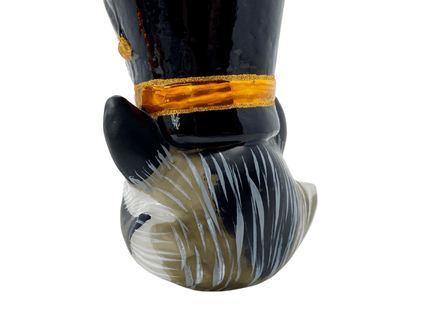 KRG Raccoon Head Polish Glass Ornament