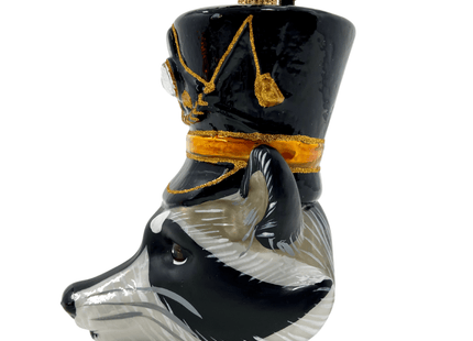 KRG Raccoon Head Polish Glass Ornament