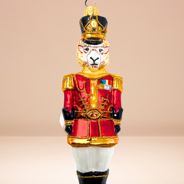 KRG Ram Body Polish Glass Ornament