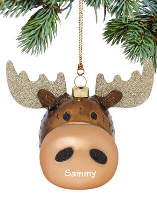 Little Moose Ornament  by KAT + ANNIE Ornament