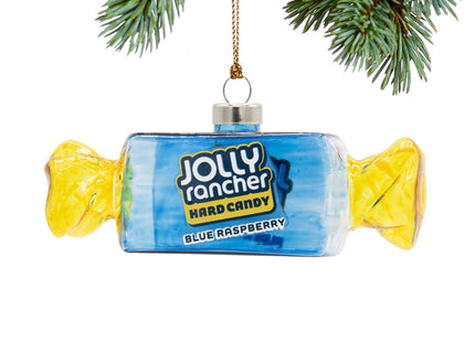 engraved personalized blue raspberry jolly rancher christmas ornament – Christmas ornament, holiday tree decoration or gift