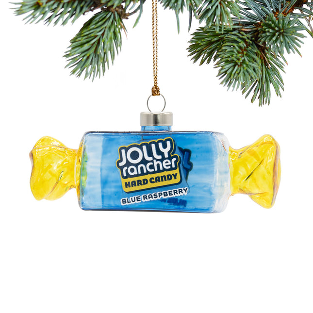engraved personalized blue raspberry jolly rancher christmas ornament – Christmas ornament, holiday tree decoration or gift