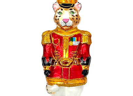 KRG Leopard Body Polish Glass Ornament