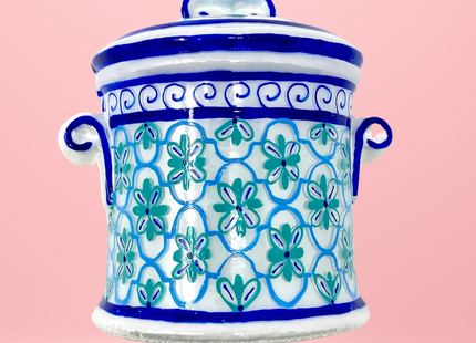 LaGuardia Cookie Jar Polish Glass Ornament