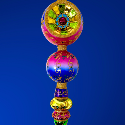 Las Vegas Drop Glass Ornament