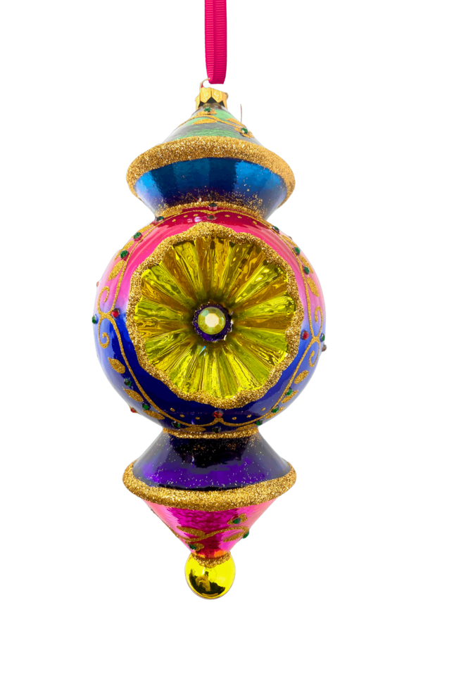 Las Vegas Reflector Glass Ornament