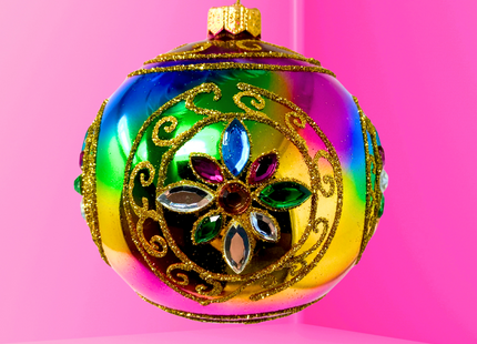 Lightbeam Handblown Glass Bauble