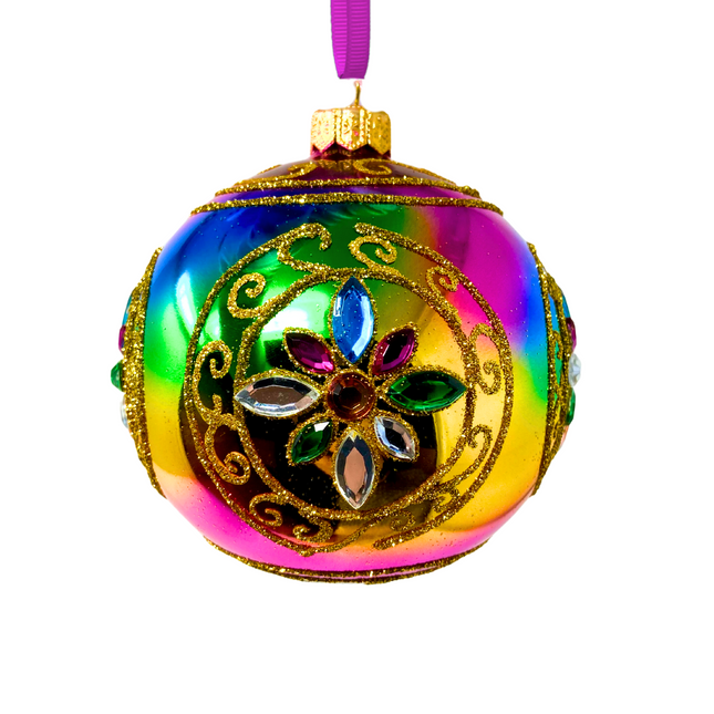 Lightbeam Handblown Glass Bauble
